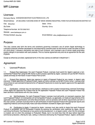 CERTIFICATIONI